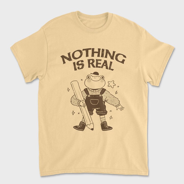 Frog Nothing Is Real, Tricou Barbati (Unisex)