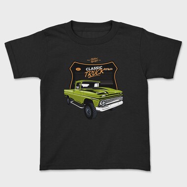 Classic Truck Old Green Car, Tricou Copii