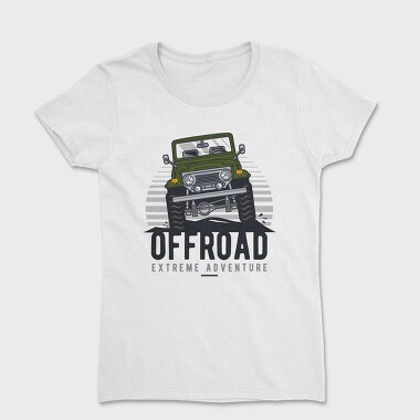 Tricou Femei, Offroad Extreme Adventure Jeep