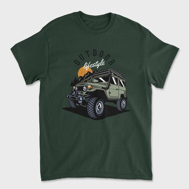 Tricou Barbati (Unisex), Outdoor Adventure Jeep Offroad