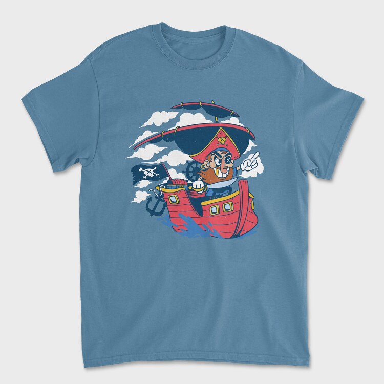 Pirate Cartoon, Tricou Barbati (Unisex)