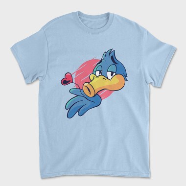 Bird Kiss Heart, Tricou Barbati (Unisex)