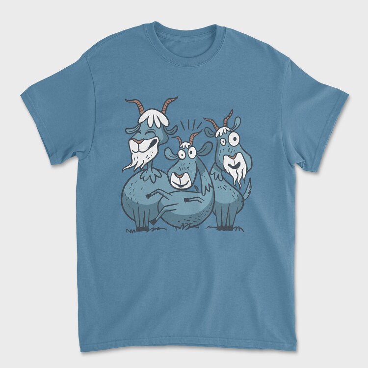 Crazygoats, Tricou Barbati (Unisex)