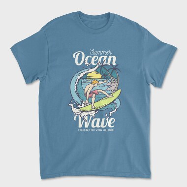 Tricou Barbati (Unisex), Beach Surfing