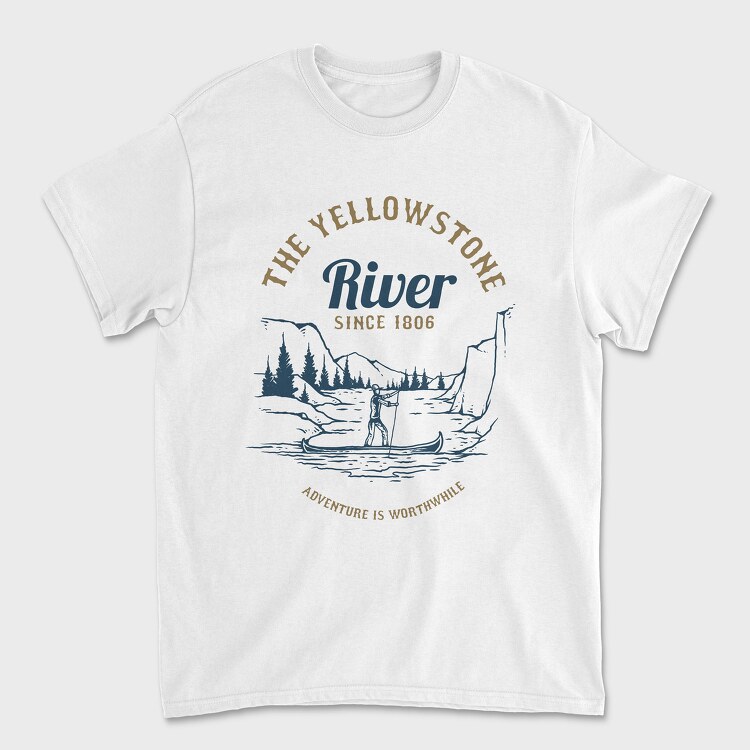 River Adventure, Tricou Barbati (Unisex)