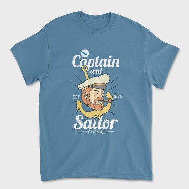 The Captain and Sailor, Tricou Barbati (Unisex)