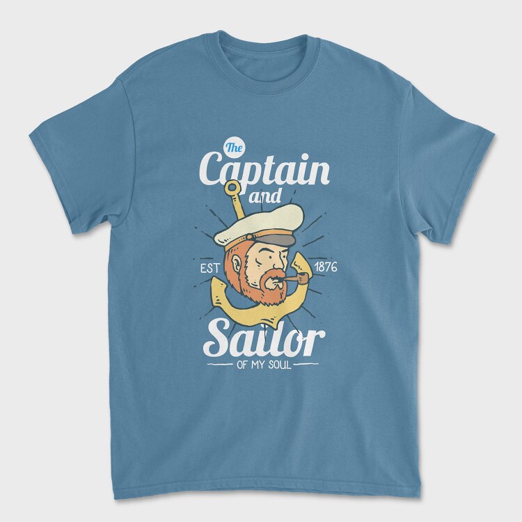 Tricou Barbati (Unisex), The Captain and Sailor