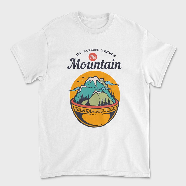 Mountain Bowl, Tricou Barbati (Unisex)