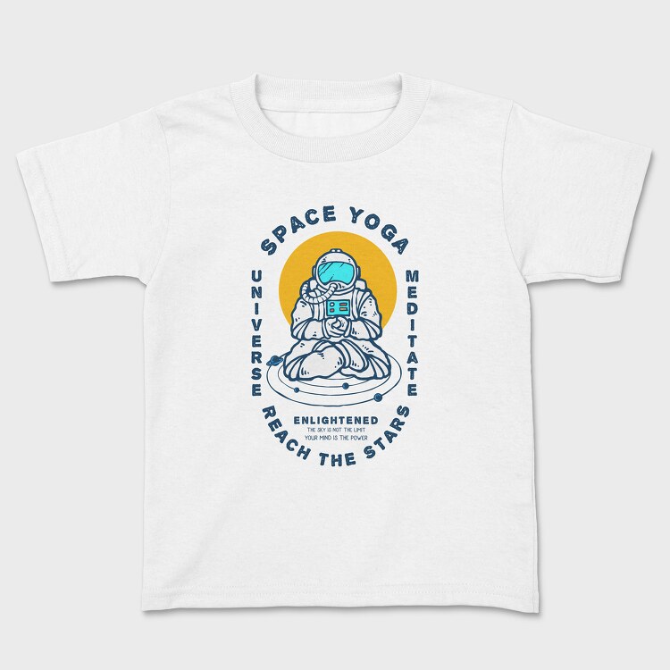 Tricou Copii, Space Yoga