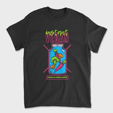 Vegan Jar, Tricou Barbati (Unisex)