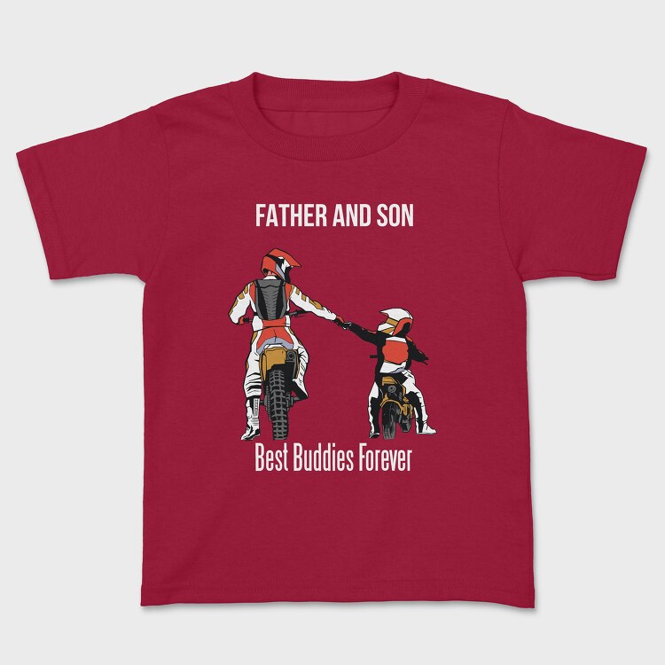 Father And Son Enduro, Tricou Copii