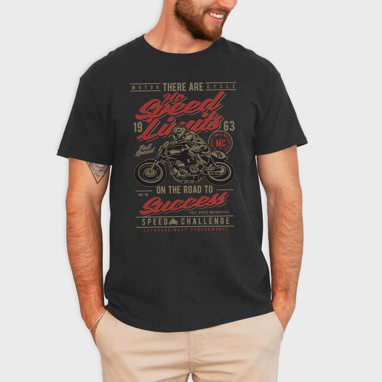 No Speed Limits, Tricou Barbati (Unisex)