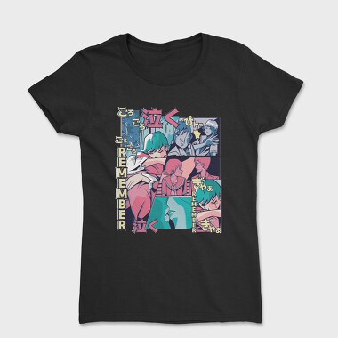 Tricou Femei, Anime Vaporwave Remember