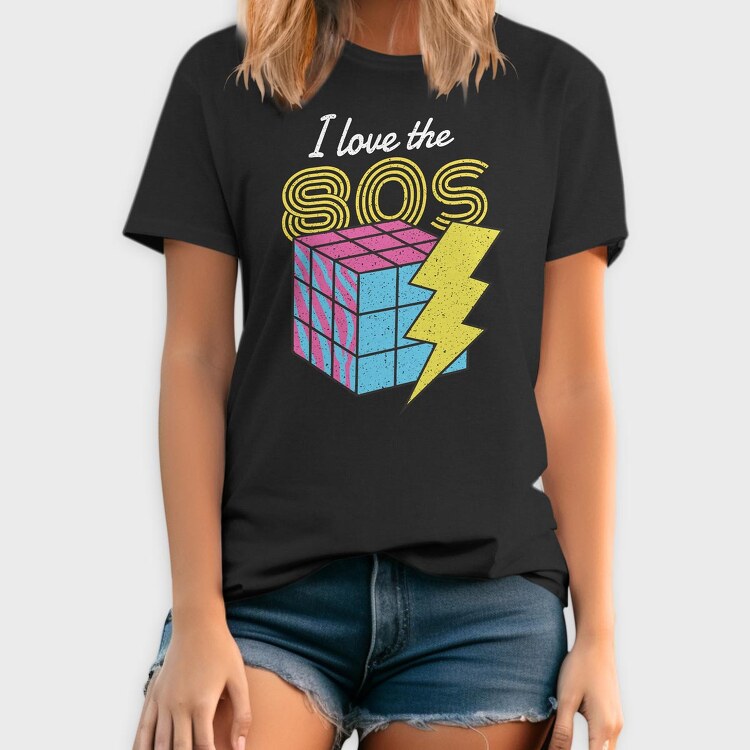 I Love the 80's, Tricou Barbati (Unisex)