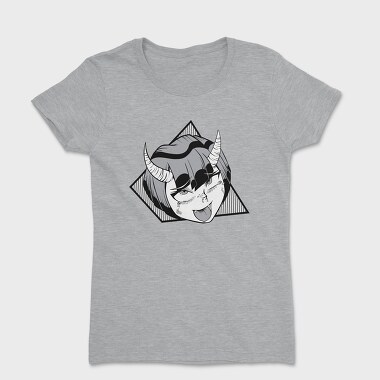 Tricou Femei, Demon Girl Face