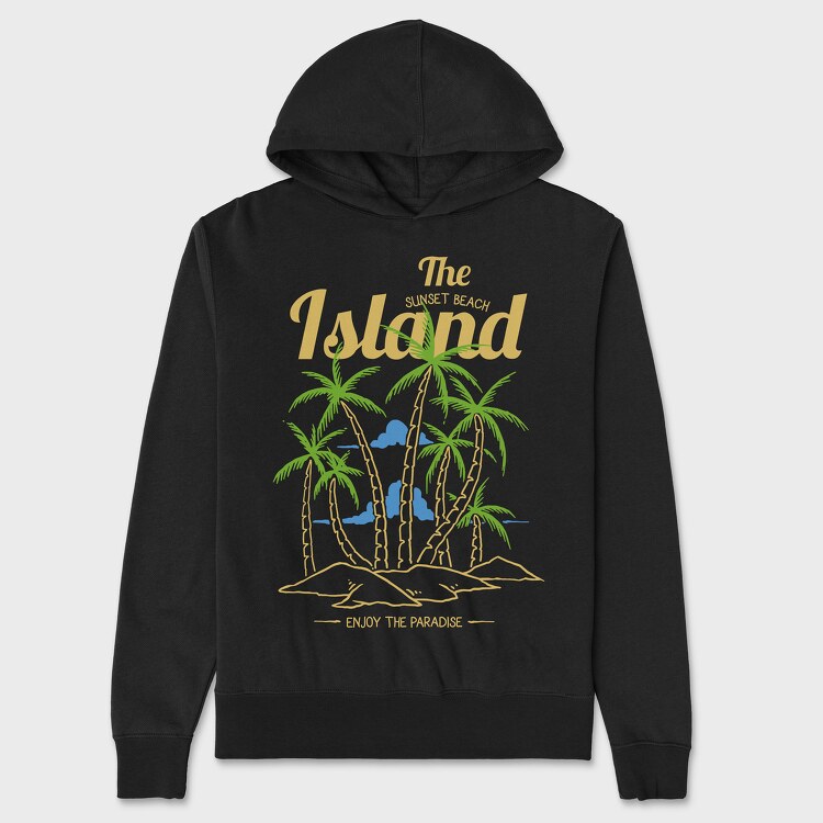 Island, Hanorac Oversize Barbati (Unisex)