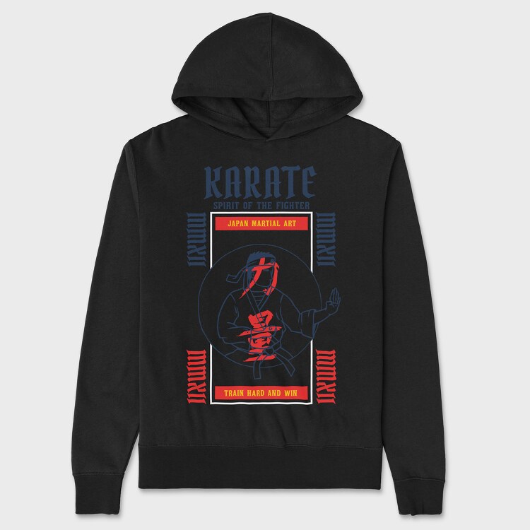 Karate, Hanorac Oversize Barbati (Unisex)