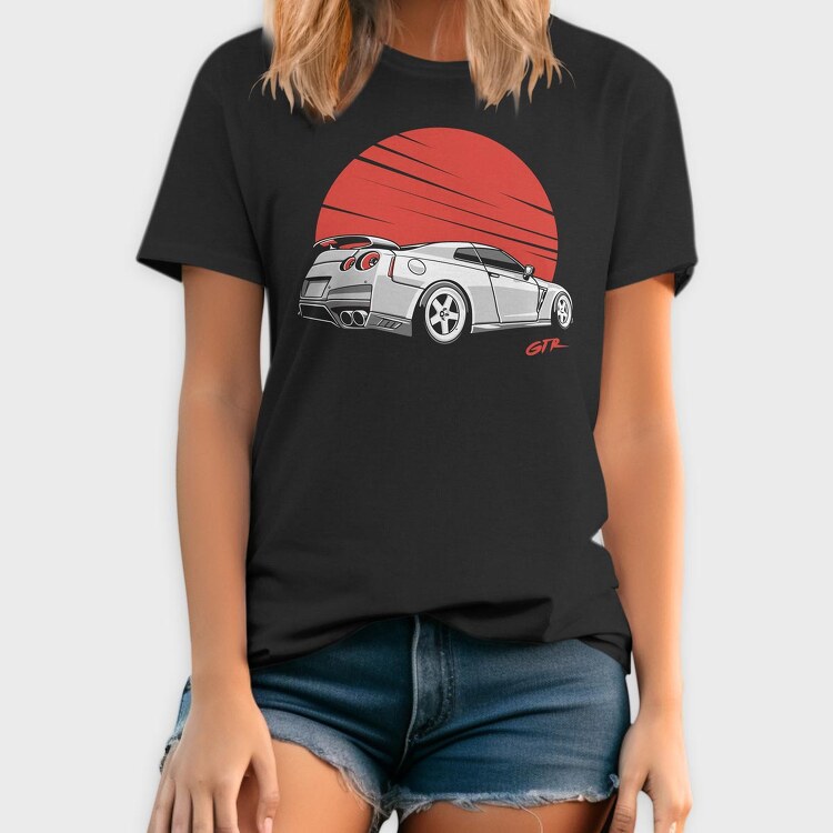 Gt-R Red Sun, Tricou Barbati (Unisex)