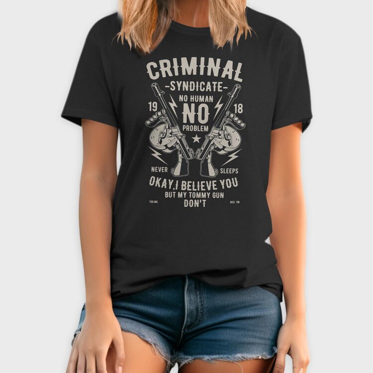 Criminal Syndicate, Tricou Barbati (Unisex)