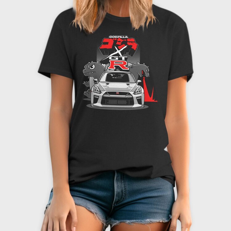 gtr godzilla, Tricou Barbati (Unisex)