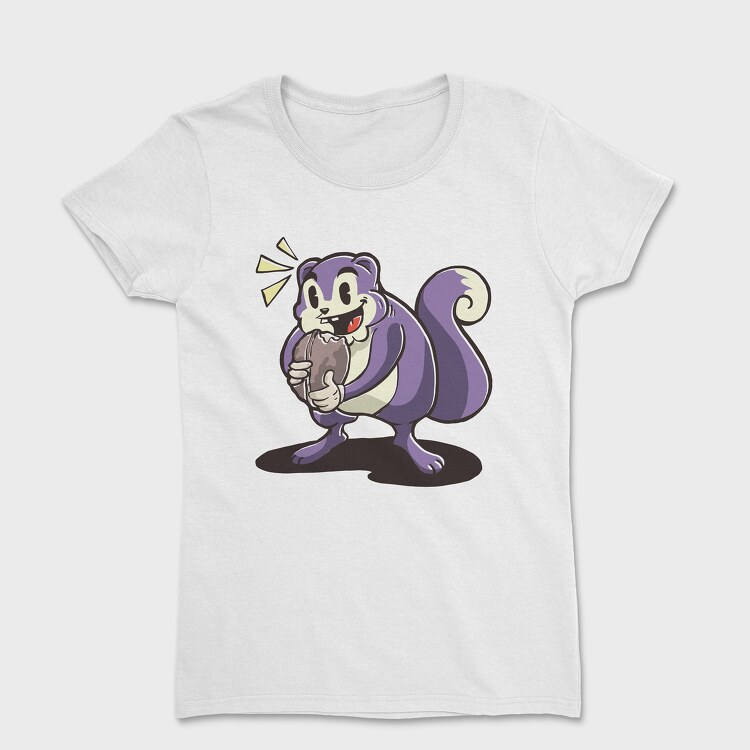 Tricou Femei, Cute Squirrel