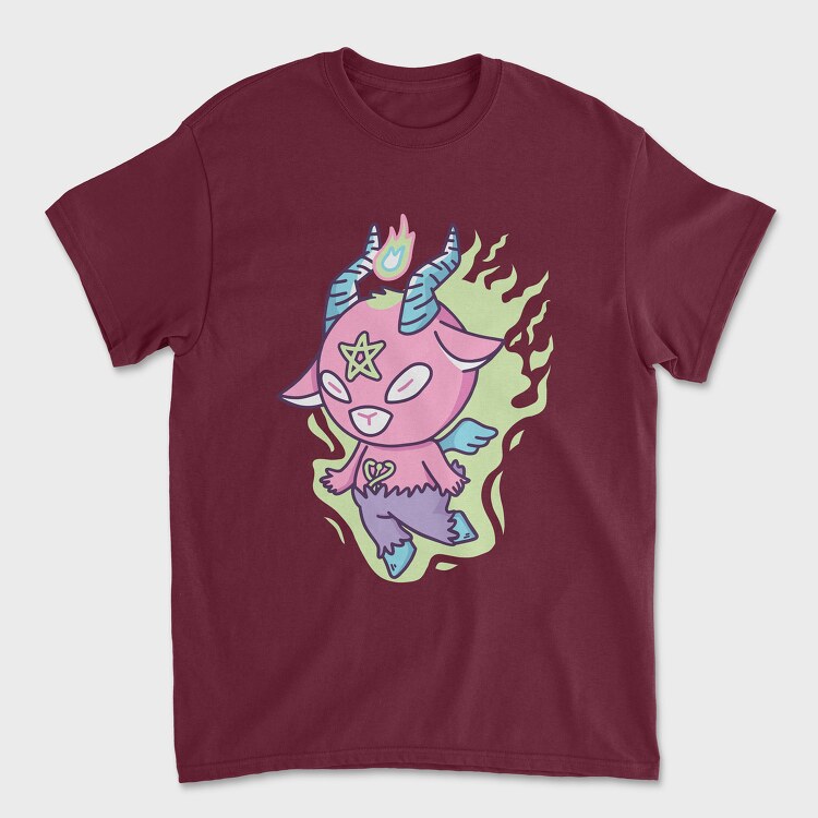 Cute Pastel Baphomet, Tricou Barbati (Unisex)