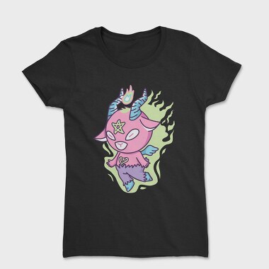 Tricou Femei, Cute Pastel Baphomet