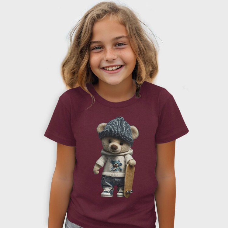 Skate Teddy Bear, Tricou Copii