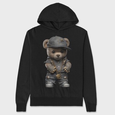 Teddy Rapper, Hanorac Oversize Barbati (Unisex)