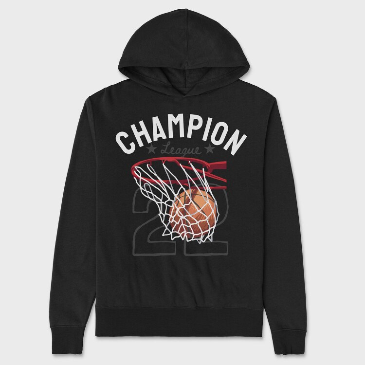 Basketball Champion League, Hanorac Oversize Barbati (Unisex)