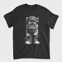 Cat Aviator Chic, Tricou Barbati (Unisex)