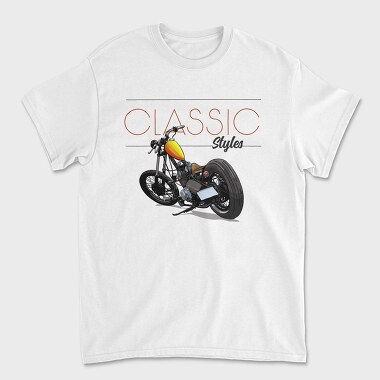 Classic Chopper Styles, Tricou Barbati (Unisex)