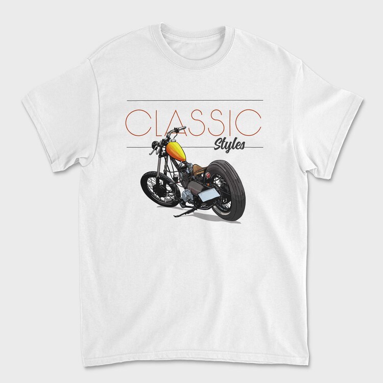 Classic Chopper Styles, Tricou Barbati (Unisex)