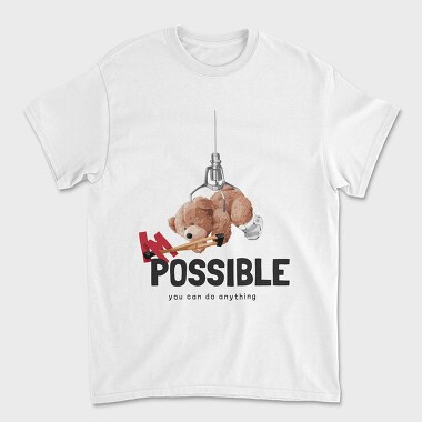Crushed Teddy Bear, Tricou Barbati (Unisex)