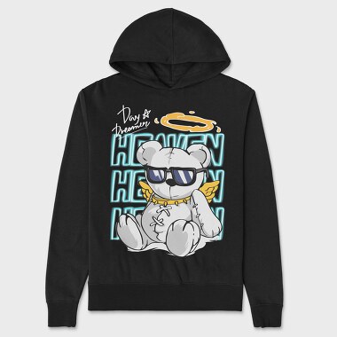 Heavenly Bear, Hanorac Oversize Barbati (Unisex)