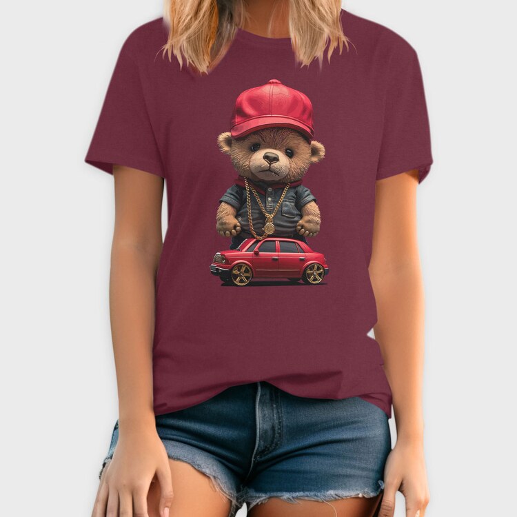 Car Teddy Bear, Tricou Barbati (Unisex)