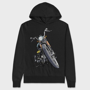 Motorcycle Rider, Hanorac Oversize Barbati (Unisex)