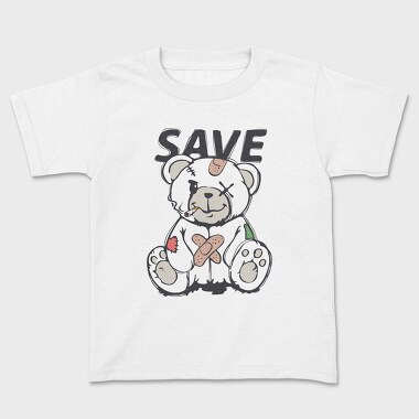 Save Teddy Bear, Tricou Copii