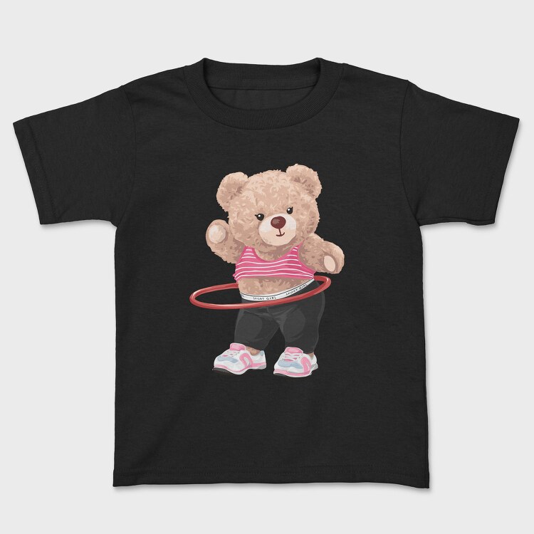 Sporty Bear Hula Hoop, Tricou Copii