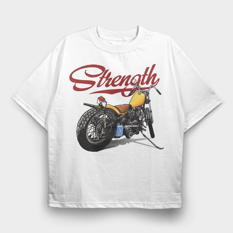 Strength Chopper, Tricou Oversize Barbati (Unisex)
