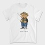 Teddy Bear Fishing, Tricou Barbati (Unisex)