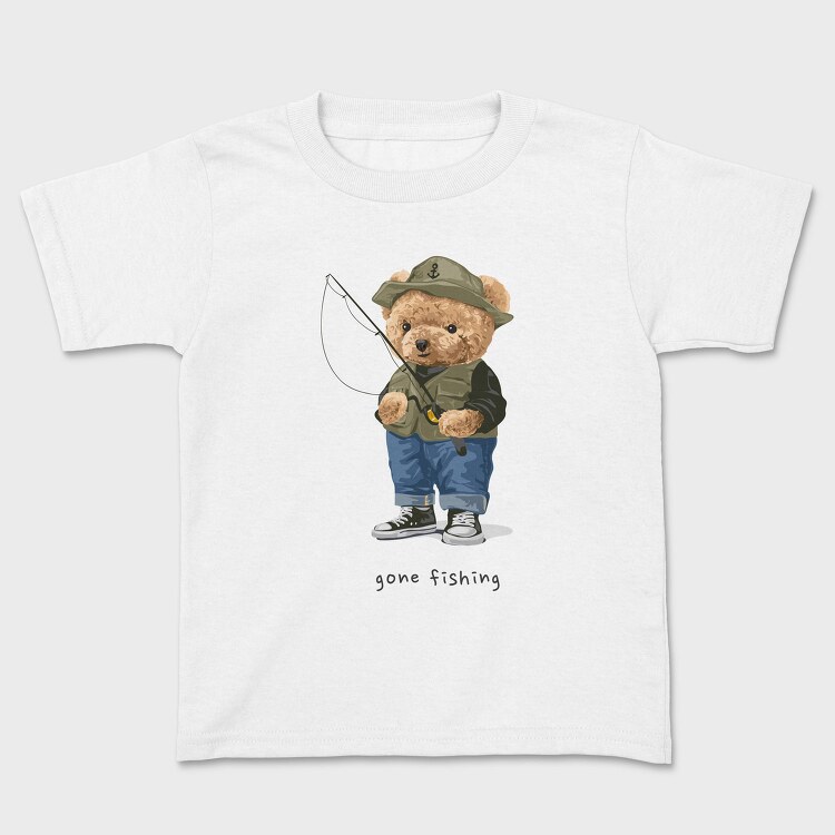 Teddy Bear Fishing, Tricou Copii