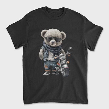 Teddy Biker Style, Tricou Barbati (Unisex)