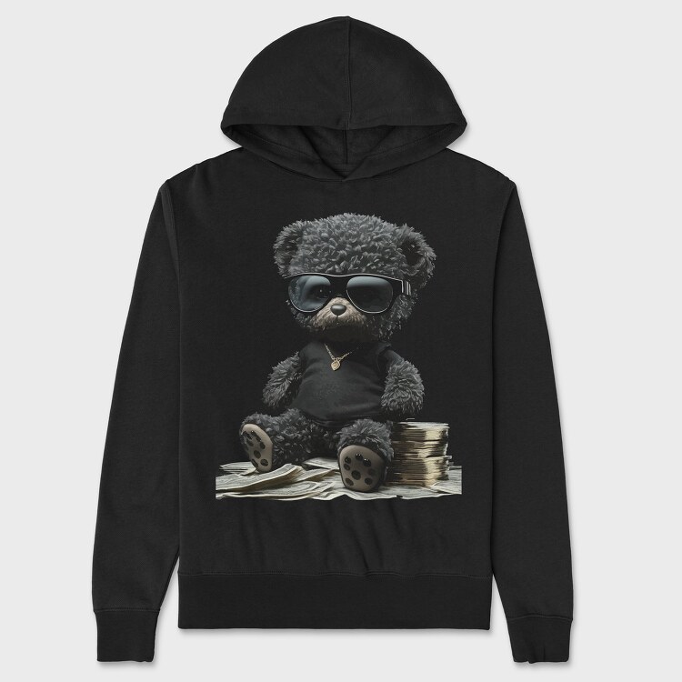 Fluffy Teddy, Hanorac Oversize Barbati (Unisex)