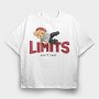 Teddy Limits Aint Real, Tricou Oversize Barbati (Unisex)