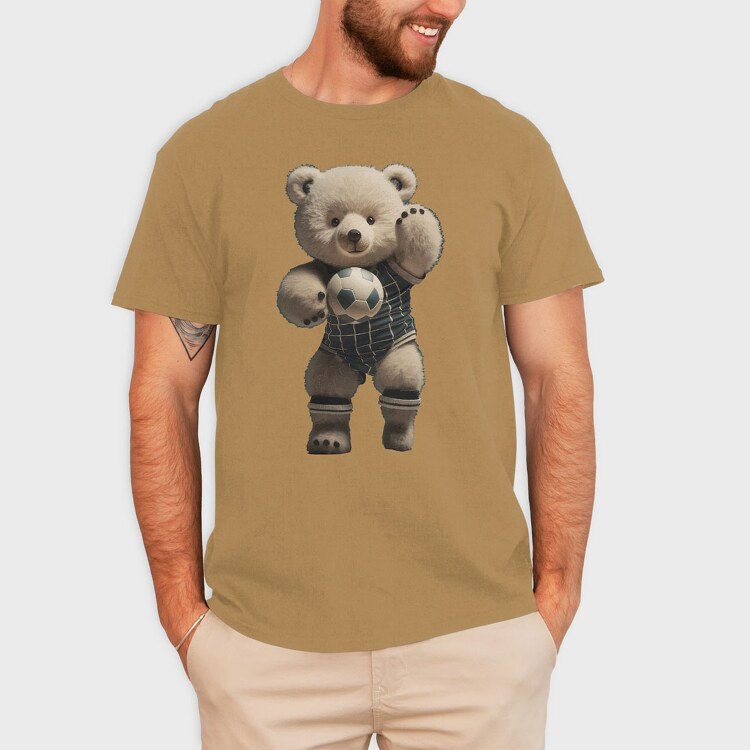 Football Teddy, Tricou Barbati (Unisex)