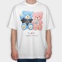Love Forever Bears, Tricou Oversize Barbati (Unisex)