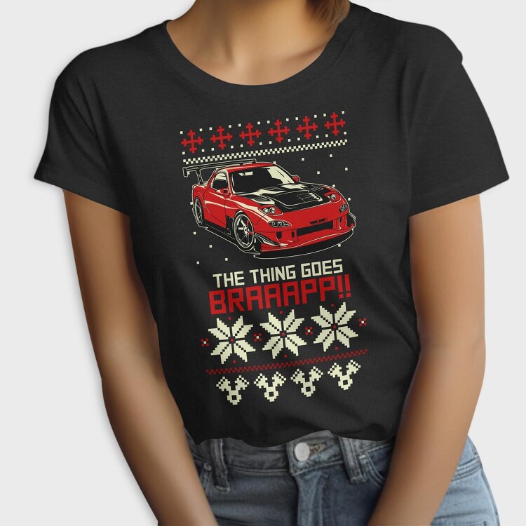 RX7 UGLY SWEATER, Tricou Femei