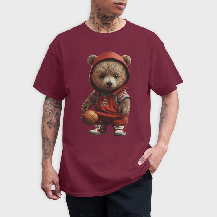 Teddy Bear Basketball, Tricou Barbati (Unisex)