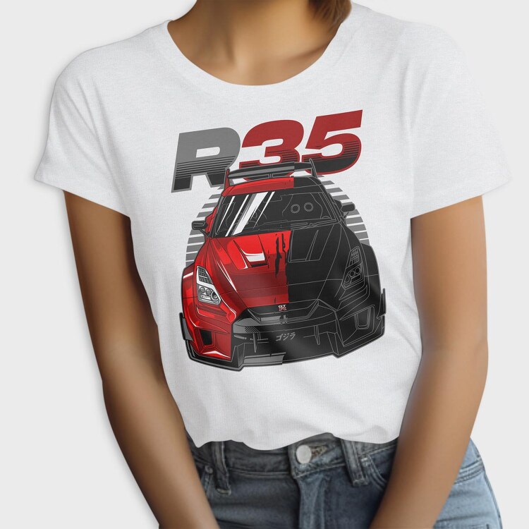 GTR R35 Liberty Walk Silhouette, Tricou Femei